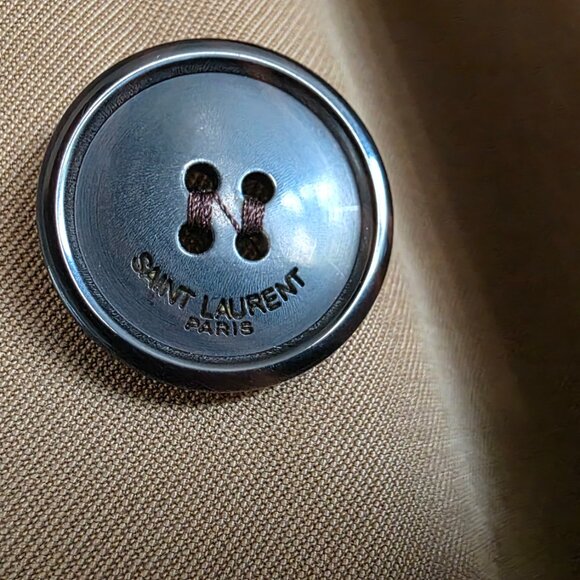 Saint Laurent Twill Trench in Sable Runway Spring/Summer 2024 Size 36 - Picture 14 of 16